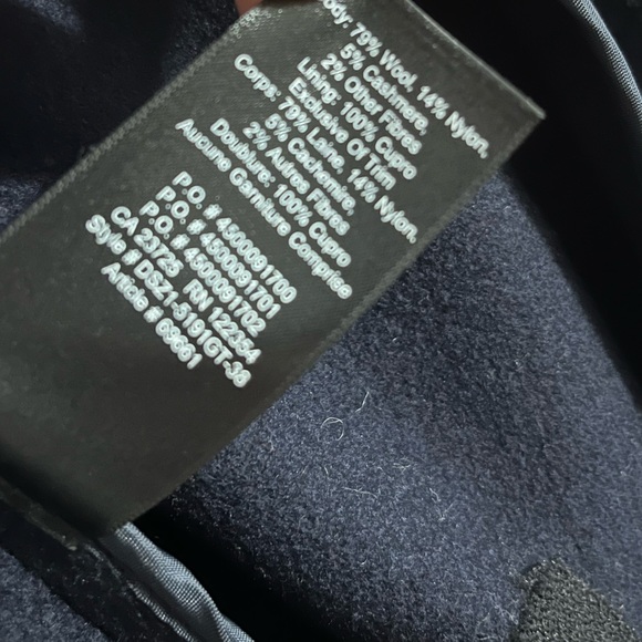 Babaton Stedman coat in Royal Navy/Avorio - Picture 5 of 6